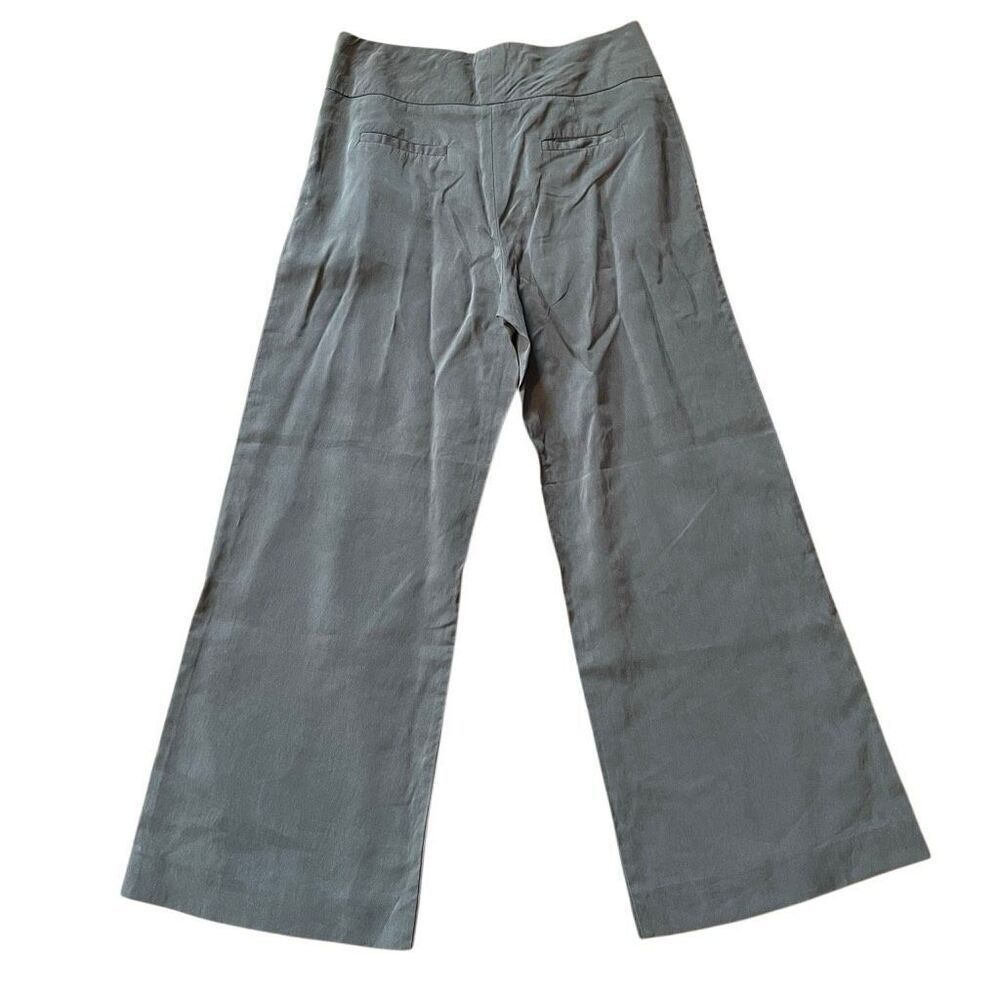 ANTHROPOLOGIE | daughters of the liberation | light army green wide leg pants 6 - Picture 2 of 9